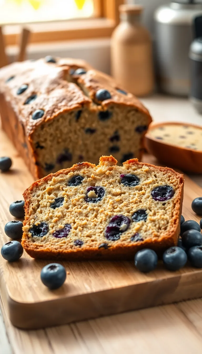 Banana Bread with Blueberries