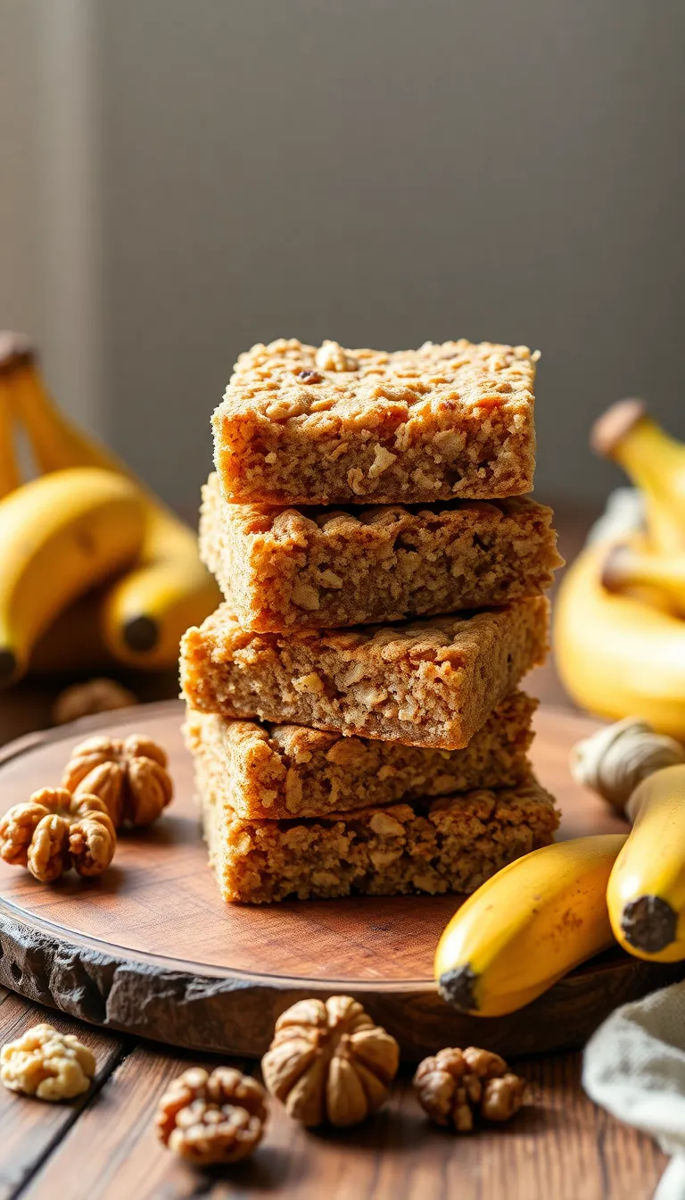 Healthy Oat Flour Banana Bread Bars – Easy to Make and Packed with Goodness