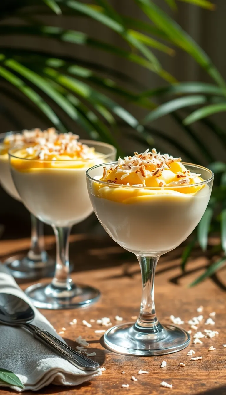 Mango & Coconut Panna Cotta – A Refreshing Dessert for Any Occasion