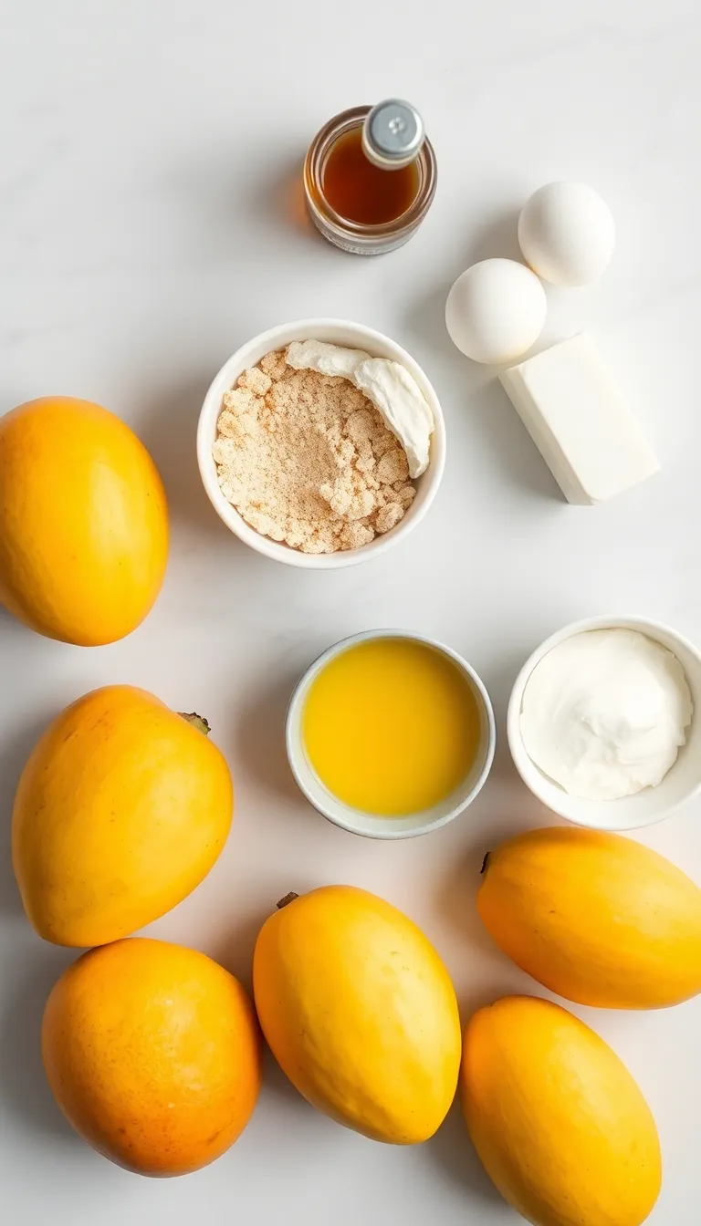 Mango Cheesecake Bars – Sweet, Tangy and Wonderfully Creamy — ingredients