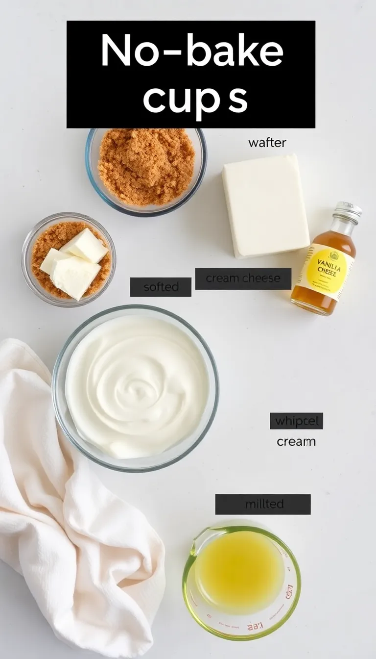 Millie's No-Bake Cheesecake Cups That Are So Easy To Prepare  — ingredients