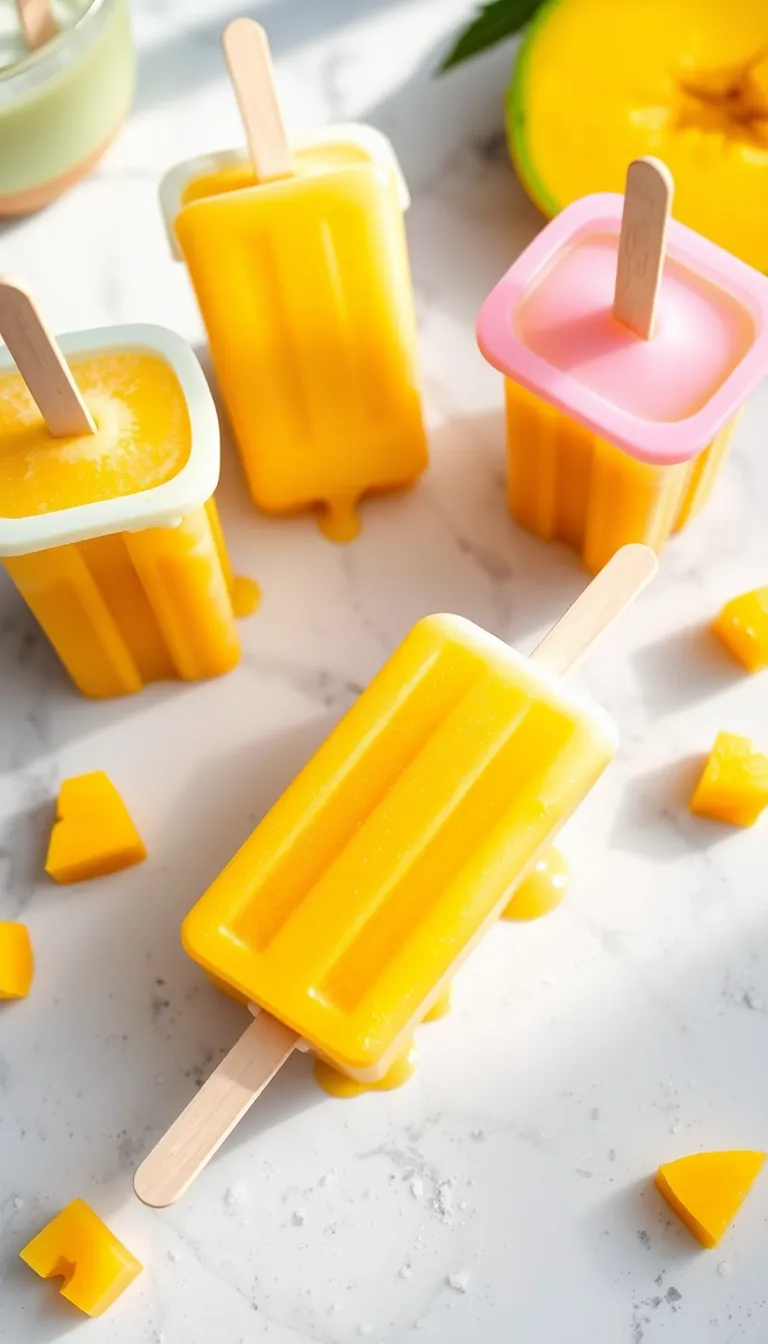 Mango Lassi Frozen Pops