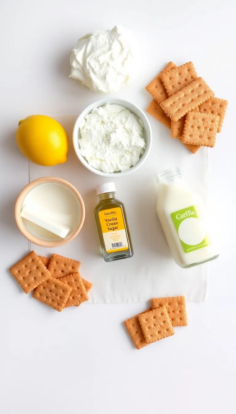 Cheesecake Dip with Graham Dippers – A Crowd-Pleasing Dessert Ready in Minutes — ingredients