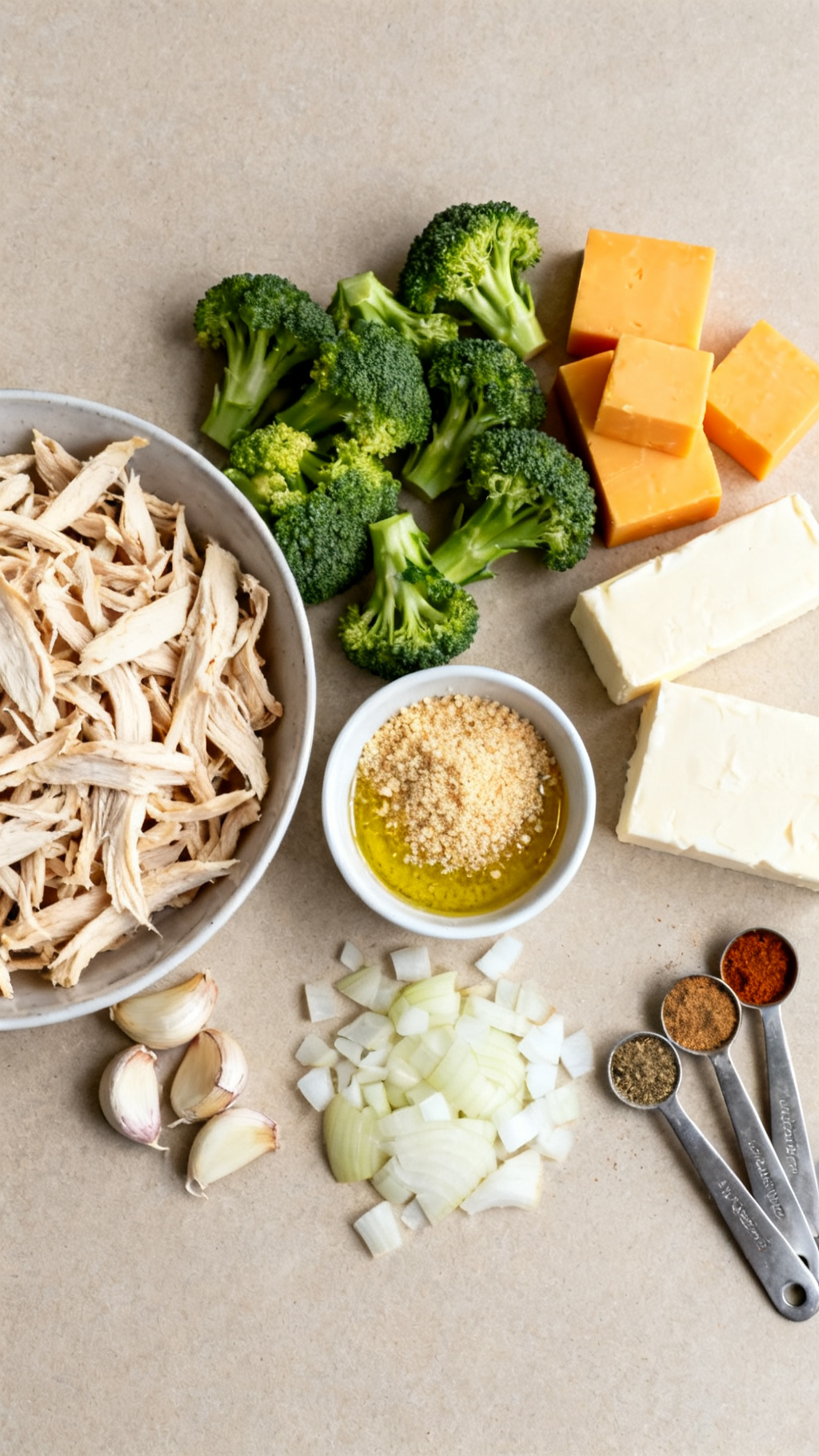 Million Dollar Chicken & Broccoli Casserole – Creamy Comfort in Every Bite — ingredients