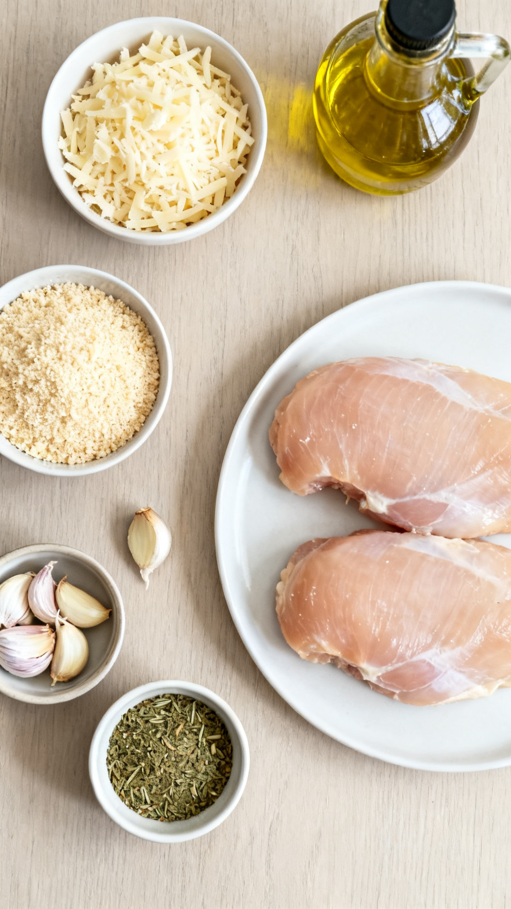 Garlic Parmesan Crusted Chicken – Delicious Baked Chicken Recipe — ingredients