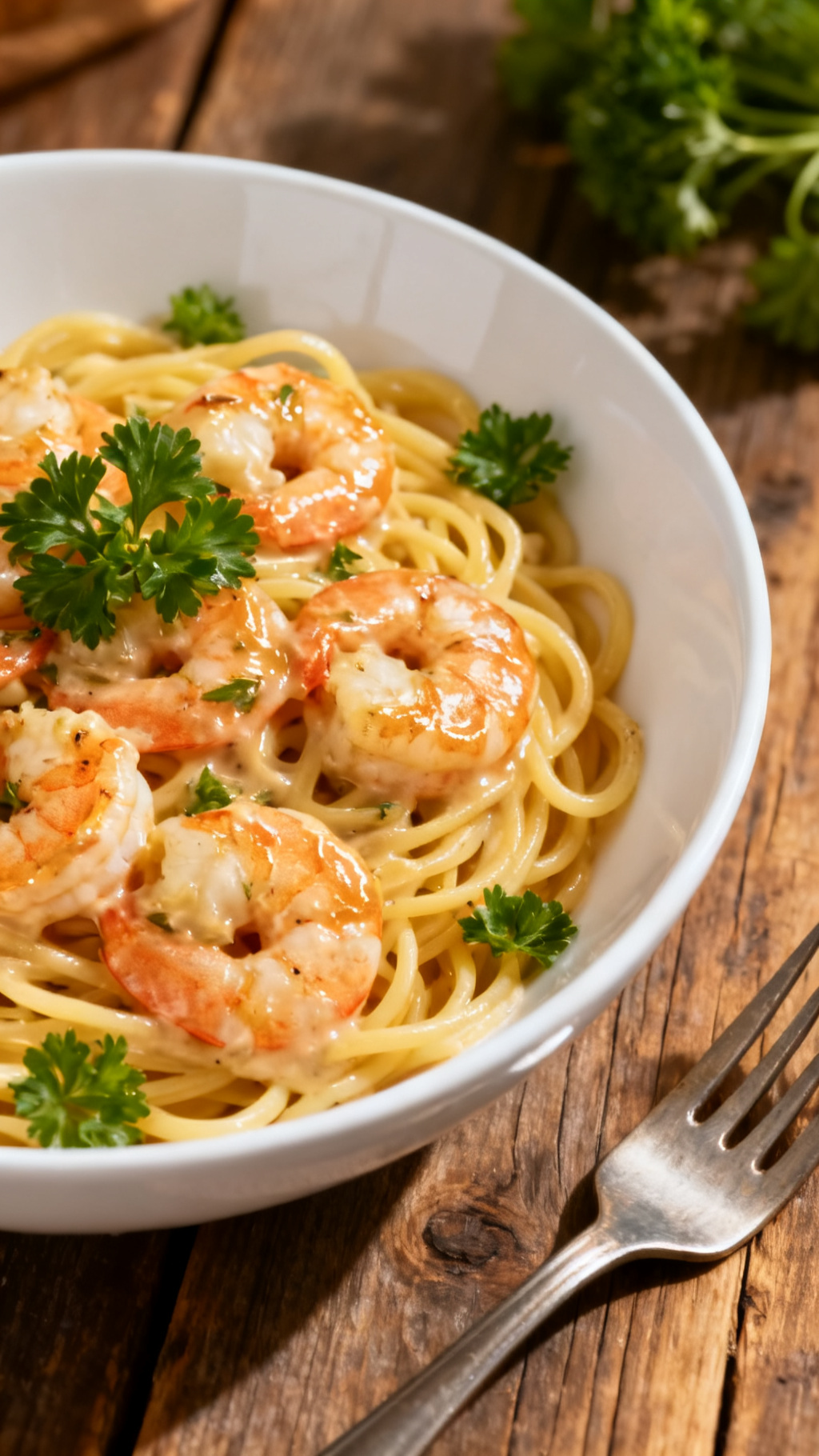 Creamy Garlic Shrimp Pasta Ready in 20 Minutes