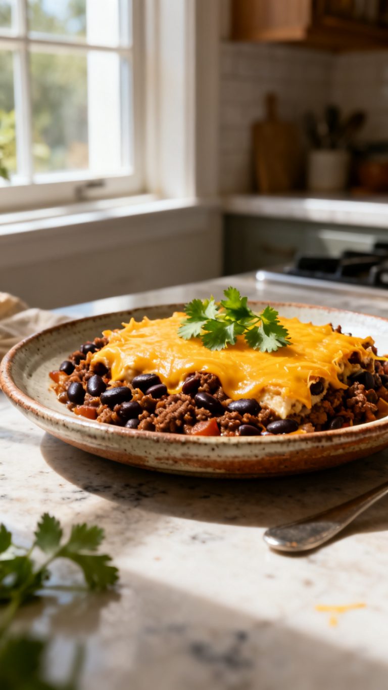 Southwest Black Bean & Beef Casserole – Easy Weeknight Flavor Everyone Loves