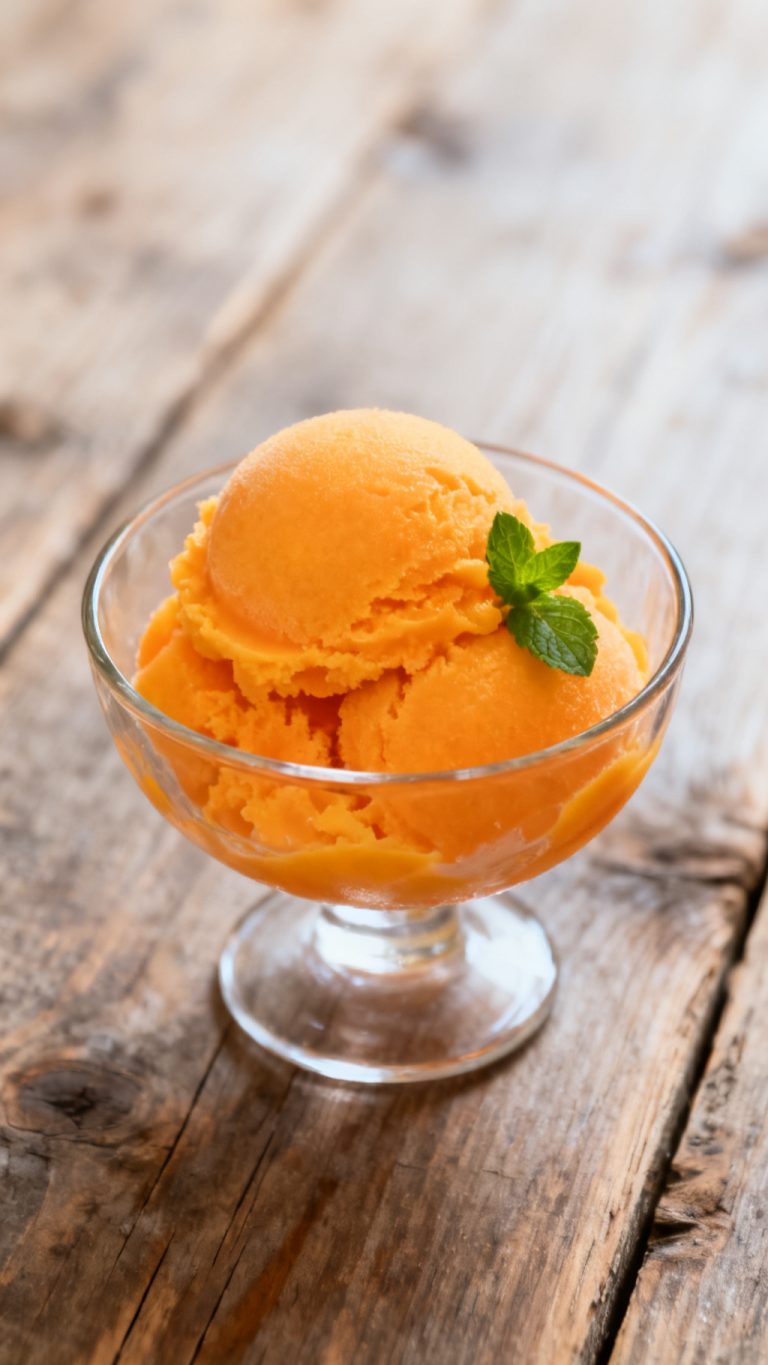 Mango Sorbet – Refreshingly Sweet and Naturally Fruity