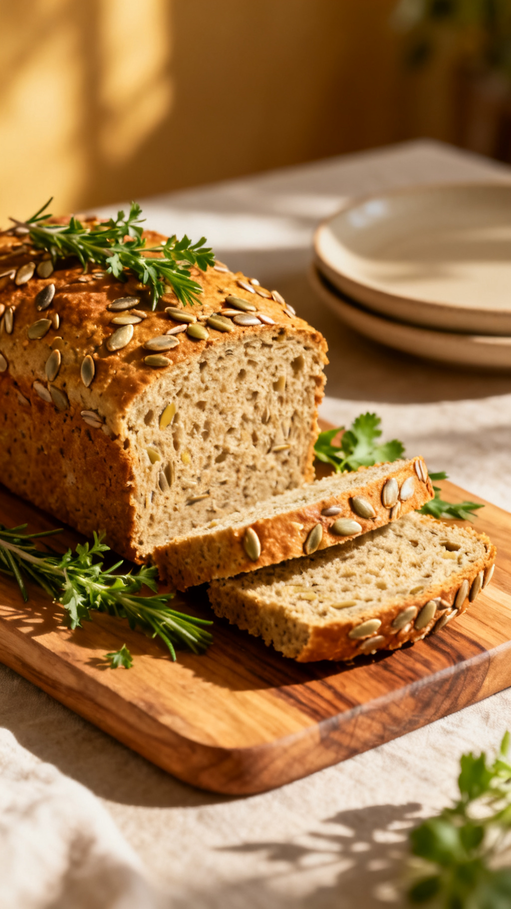 Sunflower Seed Flour Low-Carb Bread Loaf – Simple & Hearty