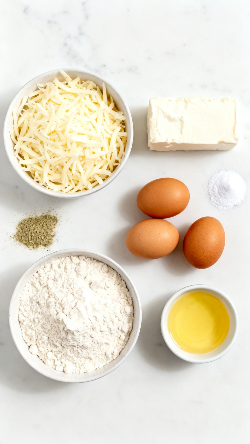 Mozzarella Fathead Keto Bread Rolls – Soft & Cheesy — ingredients