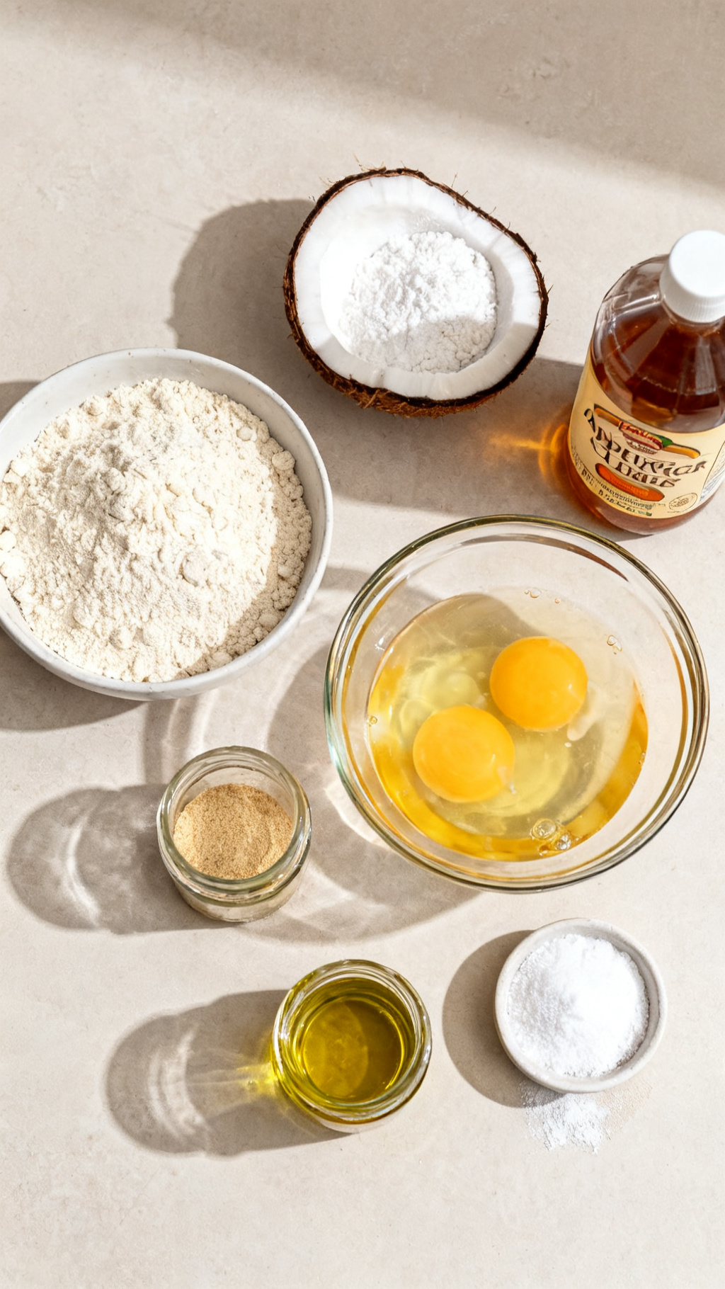 Egg White Protein Bread Rolls (Keto & Gluten-Free) — ingredients