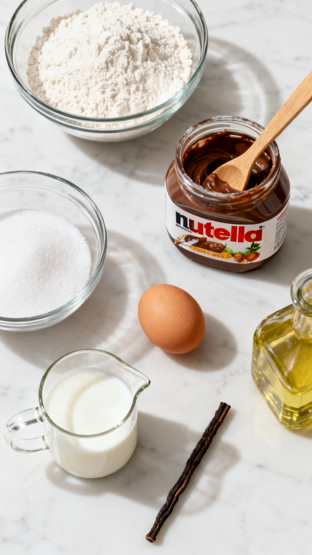 How to Make Nutella Mug Cake in 5 Minutes — ingredients