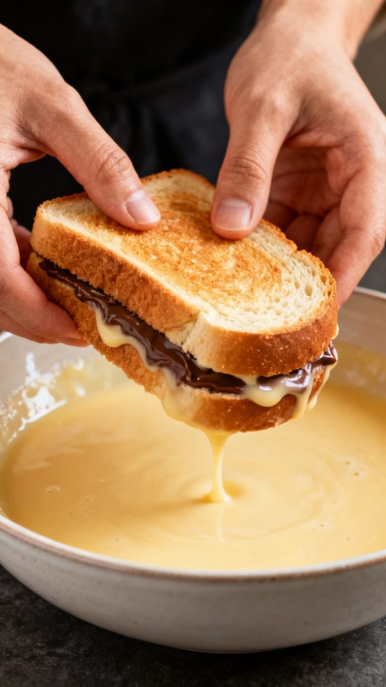 How to Make Nutella Stuffed French Toast