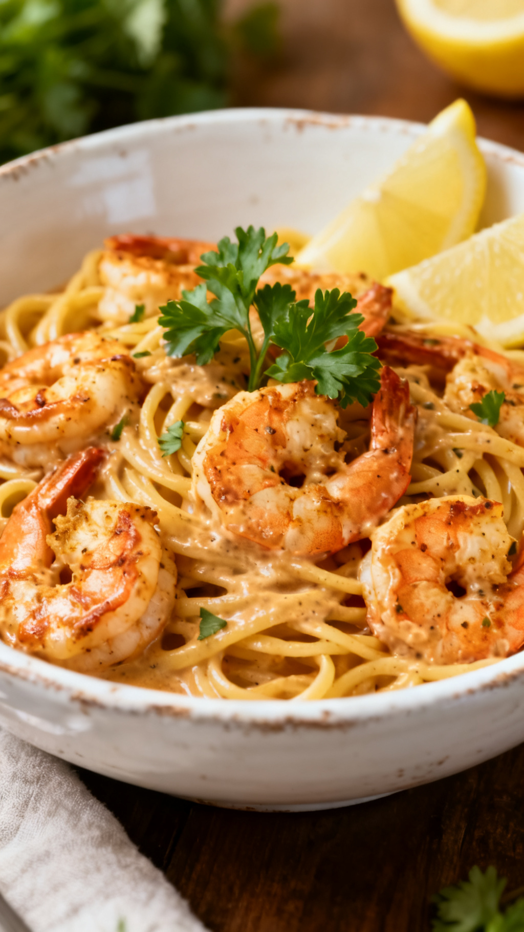 Creamy Cajun Shrimp Pasta With a Spicy Kick