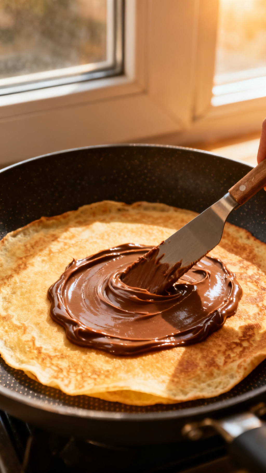 How to Make Crispy Nutella Filled Crepes